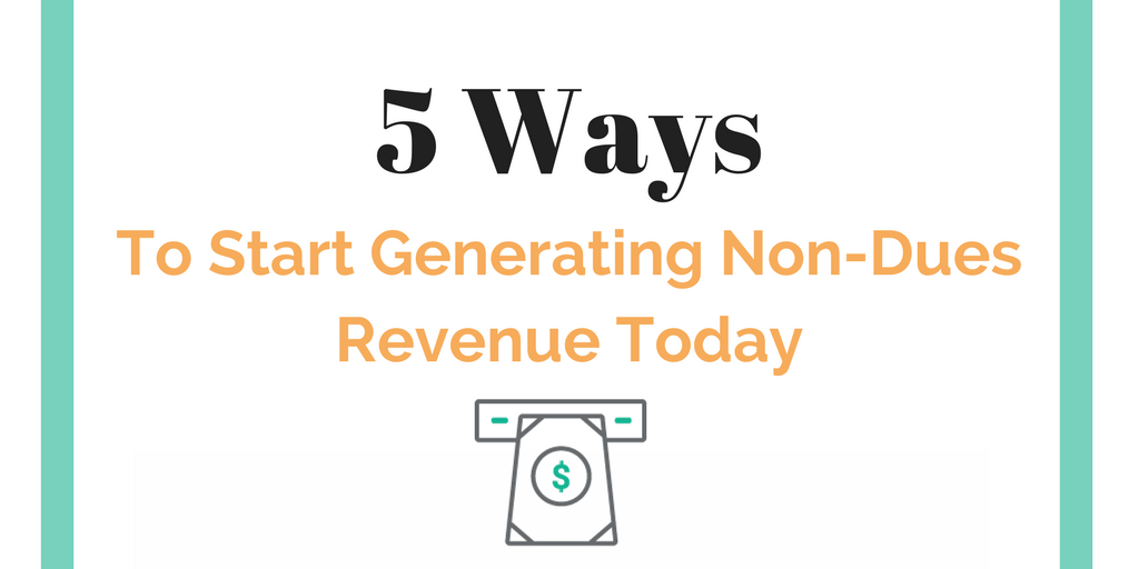 generate non-dues revenue using AMS