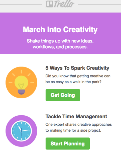 CTA in email promote association events