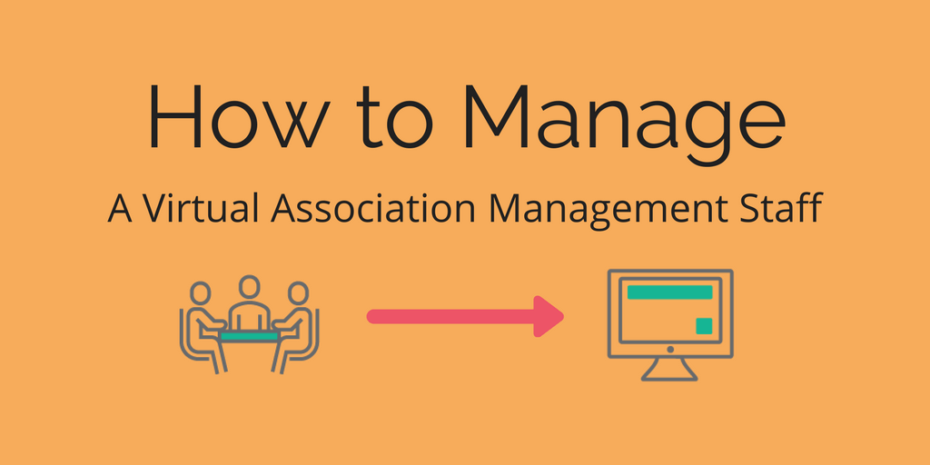 manage virtual association staff
