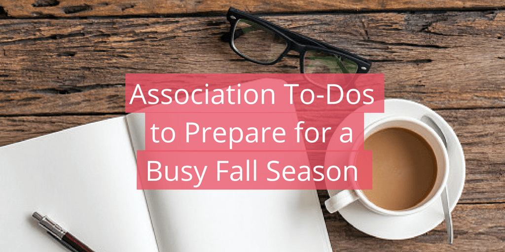 association preparation for fall