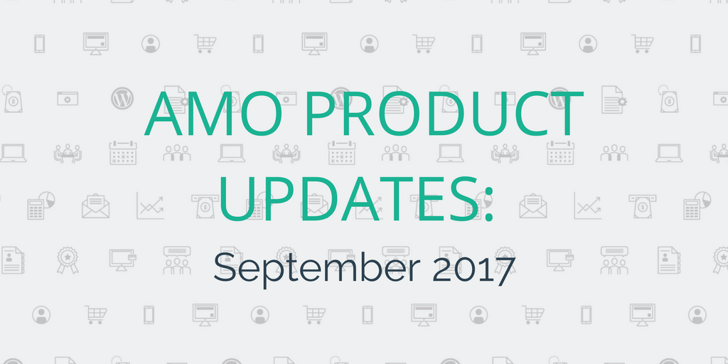 AMO 2017 product updates